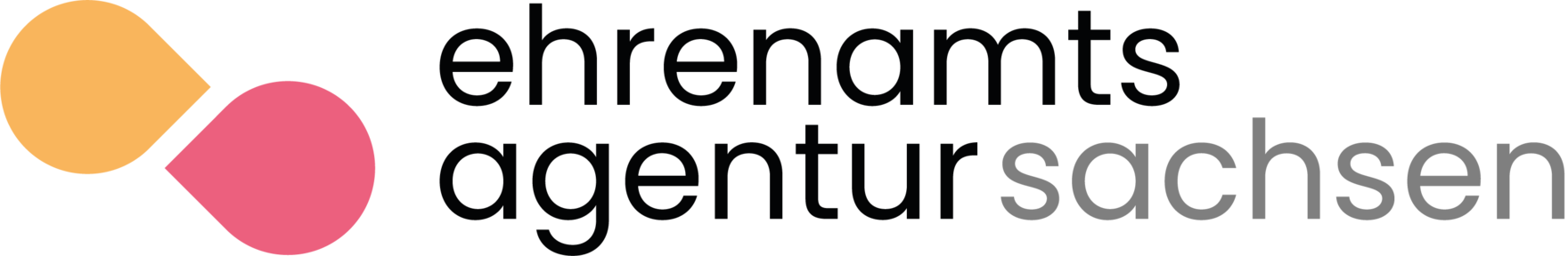 Logo der Ehrenamtsagentur Sachsen