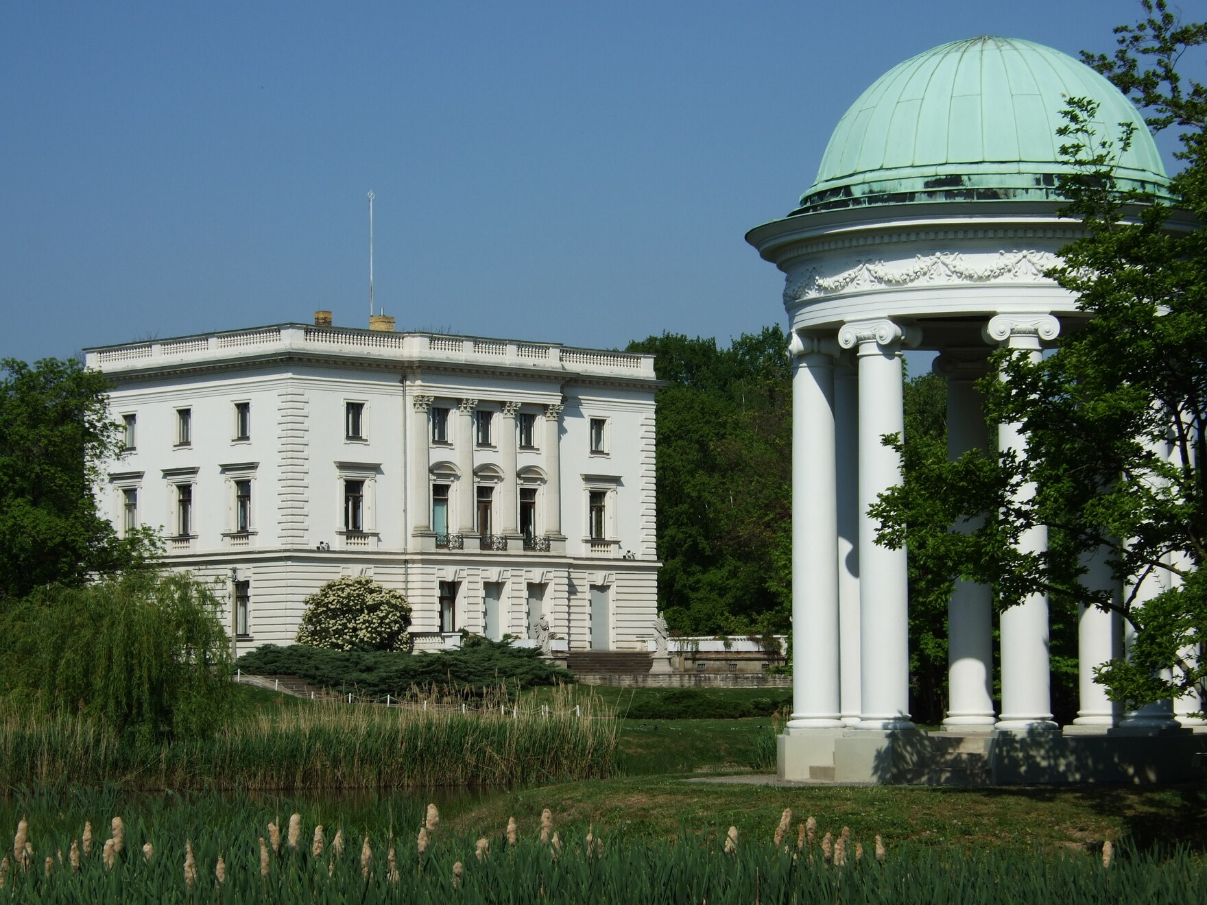 Weißes Haus Markkleeberg, im agra-Park