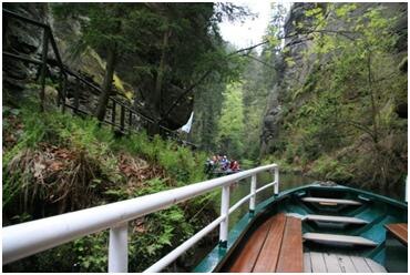 Bild Kahnfahrt in der Kirnitzschklamm