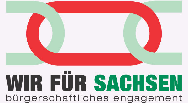 Logo des Förderprogramms "Wir für Sachsen"