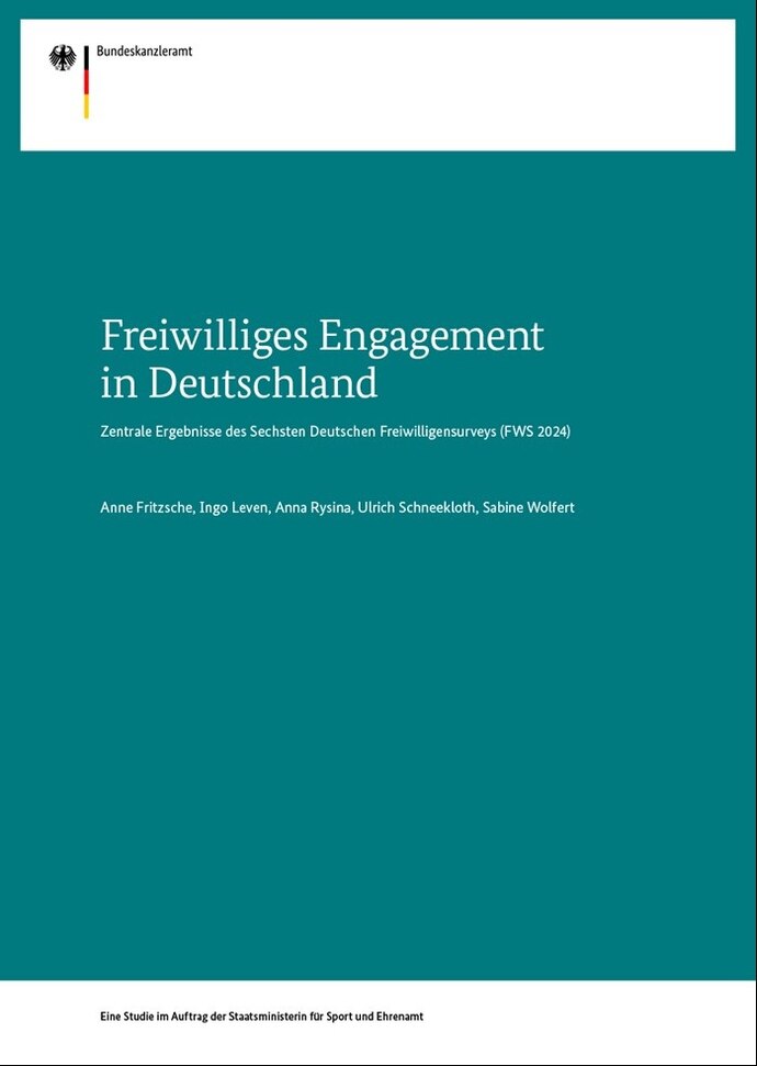 Cover des Kurzbericht des Sechsten Deutschen Freiwilligensurveys